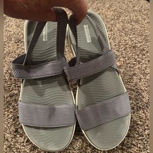 Skechers Gray Sandals